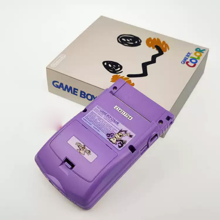 GBC customized GAMEBOY COLOR game console, high brightness handheld console, point-to-point full fit mini hill