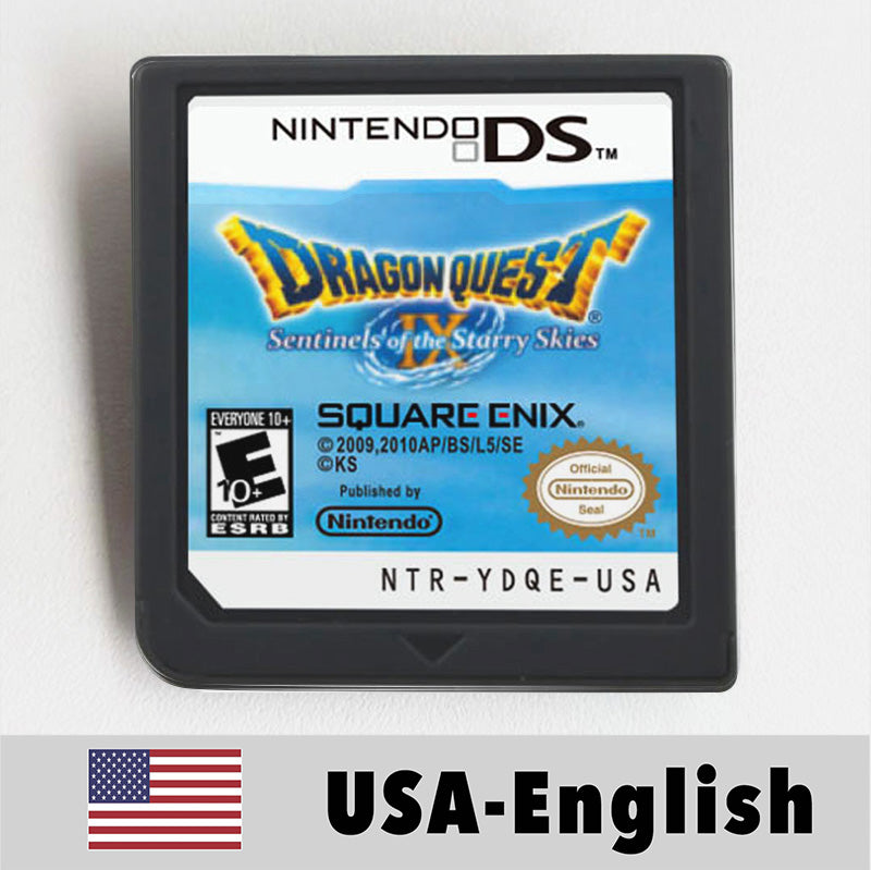 USA English Ace Attorney/Castlevania/Kirby/Rune Factory/Bomberman/Digimon World/Dragon Quest/Etrian Odyssey Game Cartridge for Nintendo Ds 3ds 2ds