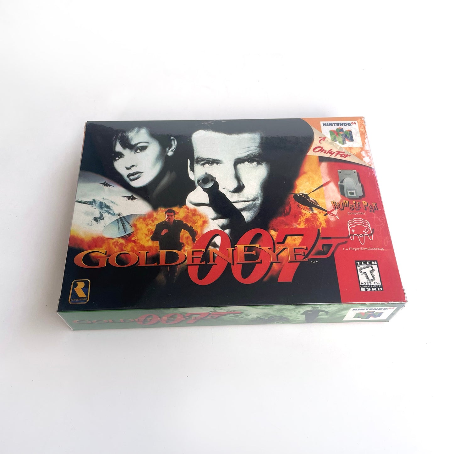 EUR PLA version English goldeneye 007 game cartridge with tray box for N64 Nintendo 64