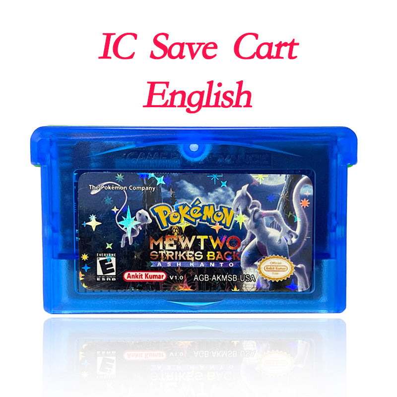 USA IC SAVE Pokemon firered extended INTERNAL LEGEND SWAAT RECHARGED YELLOW Cartridge Video Game Console Rom Hack English