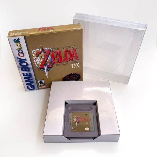 zelda link's awakening cartridge with tray box for gbc game boy color