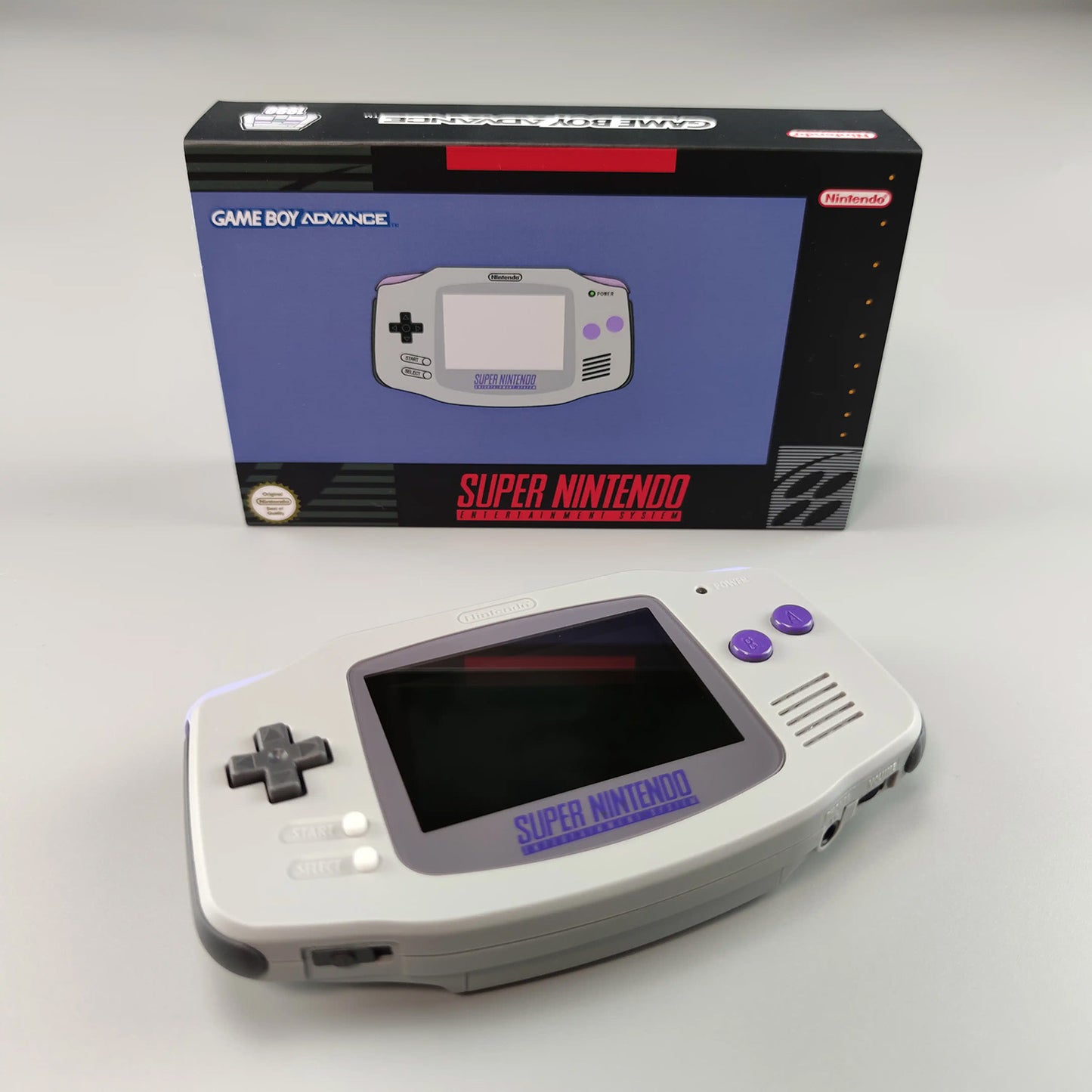 SNES original gameboy game console with high brightness backlight GBA handheld device for 80s generation