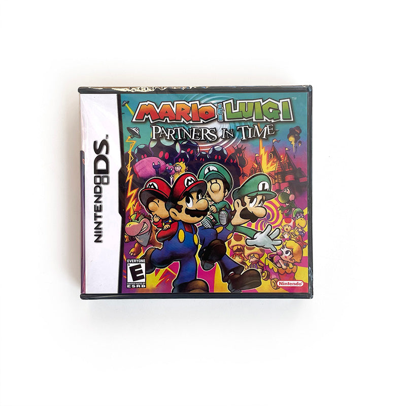 Mario & Luigi: Partners in Time With Box Game cartridge Manual Ds  for Nintendo Ds 3ds 2ds