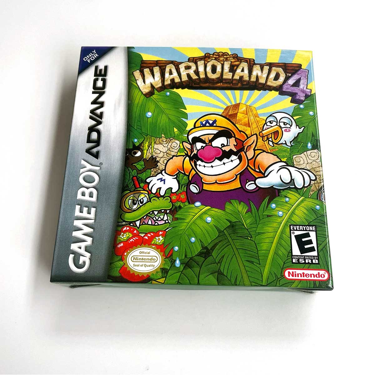 USA Englsih Wario Land 4 Nintendo Tray Box Game Cartridge for Gba