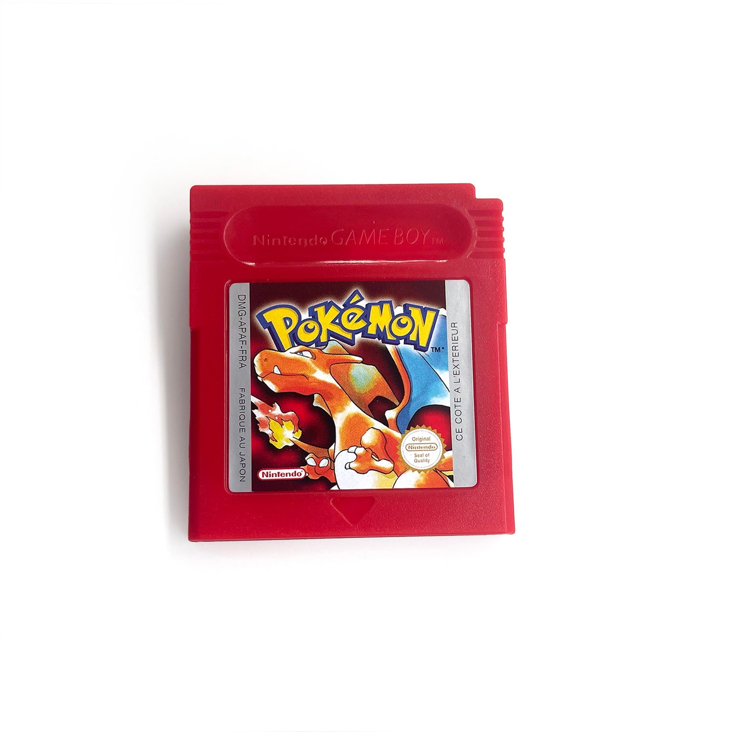 gbc game FRA French pokemon red rouge version Battery save no RTC Flash cartridge with tray box gbc game boy color