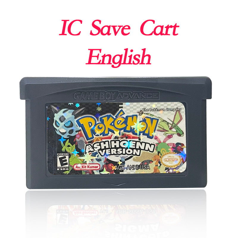 USA IC SAVE Pokemon firered extended INTERNAL LEGEND SWAAT RECHARGED YELLOW Cartridge Video Game Console Rom Hack English