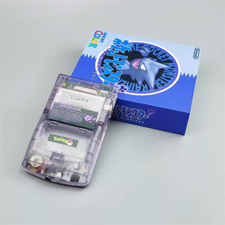 GBC GAMEBOY COLOR game console, high brightness handheld console, point-to-point full fit Ghost Stone
