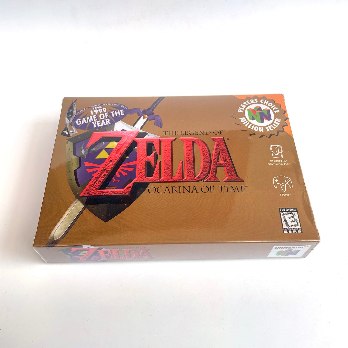EUR PLA version English Zelda ocania of time game cartridge with tray box for N64 Nintendo 64