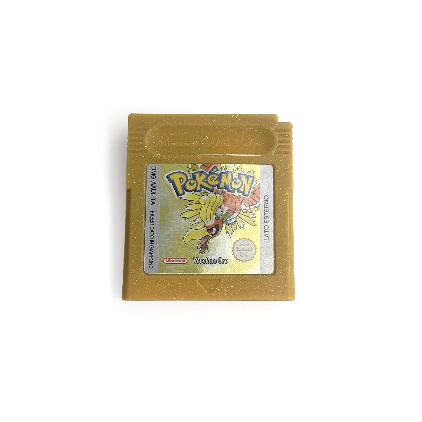 GBC game ITA pokemon gold version RTC Flash cart Nintendo pokemon oro Battery save cartridge with tray box game boy color