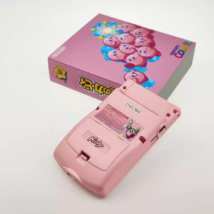 GBC customized GAMEBOY COLOR game console, high brightness handheld console, point-to-point full fit Kirby