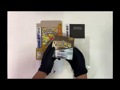USA english IC save pokemon gold version RTC Flash cart Battery save gold Manual cartridge with tray box for gbc game boy color